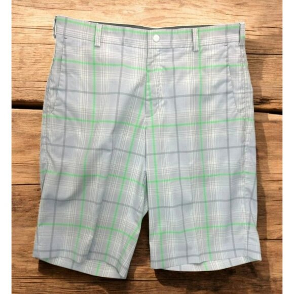Nike Golf Tour Performance Dri-Fit Plaid Golf Shorts 32 - Picture 1 of 6